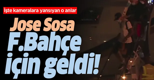 Son dakika: Jose Sosa Fenerbahçe için İstanbul'a geldi
