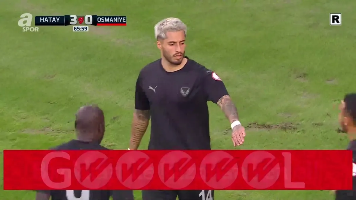 Hatayspor - Osmaniyespor 3-0 | GOL: Rui Pedro