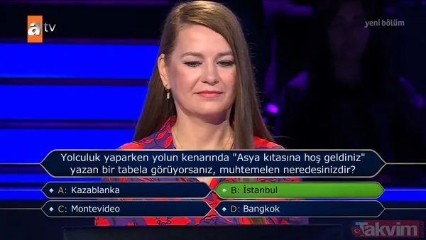 Kenan İmirzalıoğlu sordu, Kim Milyoner Olmak İster'de Yeşilçam rüzgarı esti! Neşeli Günler, Münir Özkul ve Adile Naşit... - 42