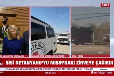 Sisi Netanyahu'yu Mısır'a çağırdı