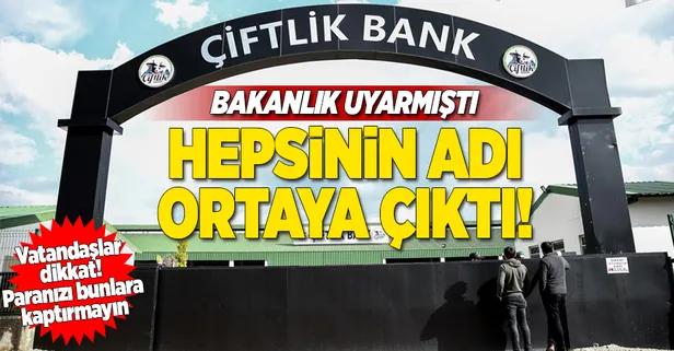 Yeni Çiftlik Bank'lar tespit edildi