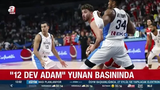 ‘’12 Dev Adam’’ Yunan basınında