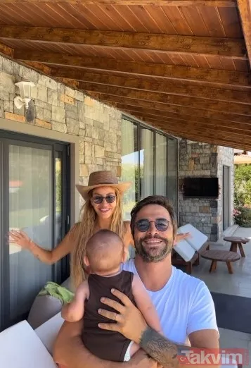 Ahmet kural ve Çağla Gizem Şahin'den yeni aile pozu: Demir bebek ilgi odağı oldu - 3