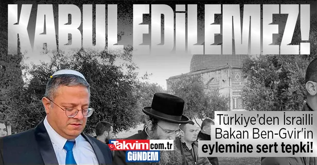Türkiye'den İsrail'e "Mescid-i Aksa" tepkisi: "Provokatif eylem kabul edilmez"
