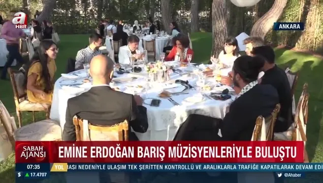 Emine Erdoğan, Filistinli müzisyenler ve CSO sanatçılarıyla buluştu: Tarih savaşla yazılmaz!