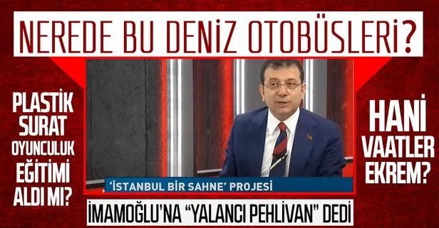 Şadi Yazıcı’dan, İmamoğlu’na: Yalancı pehlivan