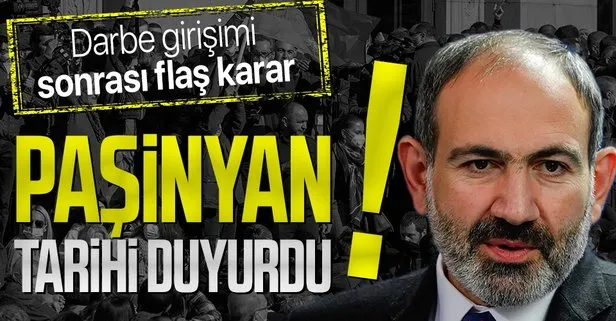 Ermenistan'da kritik tarihi Paşinyan açıkladı