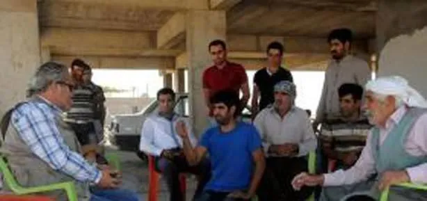 Köylüler yeşile dolandı