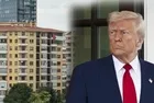 Trump gelmeden mesaj gibi görüntü: Otelinin karşısına Filistin bayrağı astılar