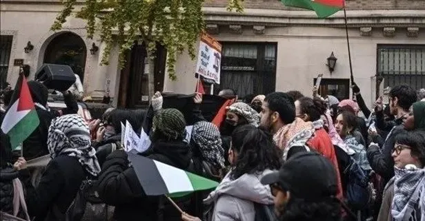 New York’ta Gazze sesleri yankılandı! Binlerce vatandaş işgalci İsrail’i protesto etti