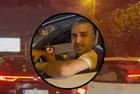 Üsküdar'da yol verme kavgasında maganda dehşeti! Biber gazı sıktığı anlar kamerada