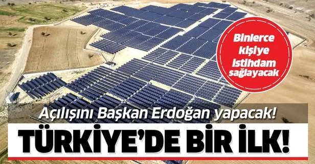 Türkiye’de ilk! Açılışını Başkan Erdoğan yapacak! Binlerce kişiye istihdam müjdesi!