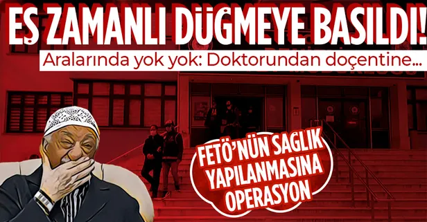 Denizli'de Fetullahçı Terör Örgütü'nün (FETÖ) sağlık yapılanmasına operasyon: 11 gözaltı