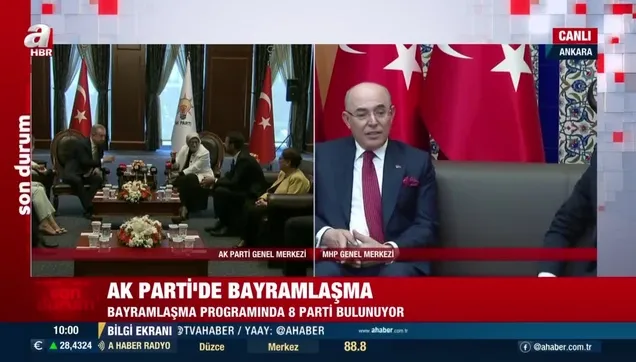 AK Parti’de bayramlaşma
