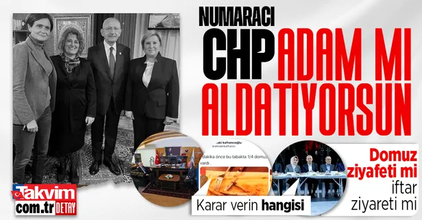 CHP'den din istismarı! Domuz ziyafeti mi iftar sofrası mı?