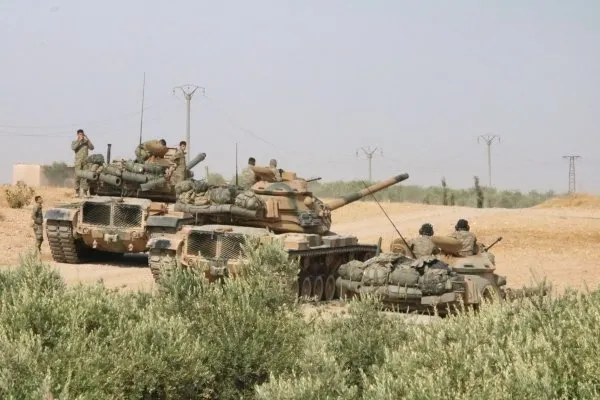 Başkan Erdoğan'ın "Gireceğiz" açıklaması sonrası namlular Münbiç'e döndü-1