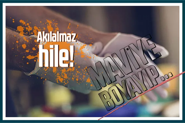 Akılalmaz hile! Tekstil boyası ile maviye boyayıp satmışlar-1
