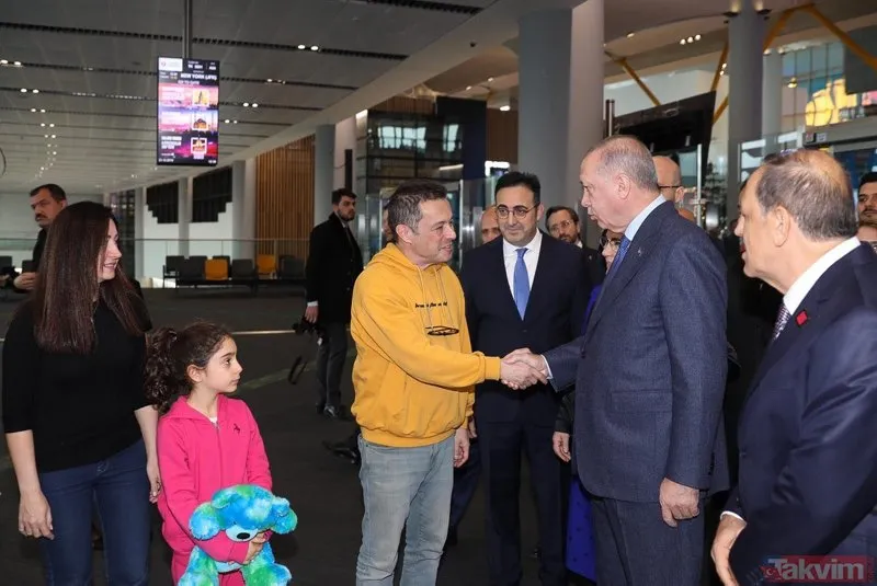 İstanbul Havalimanı'nın 50 milyonuncu yolcusuna hediyesini Başkan Erdoğan verdi