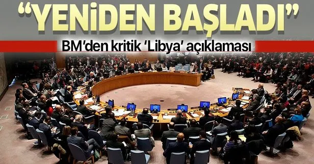 BM'den kritik 'Libya' açıklaması