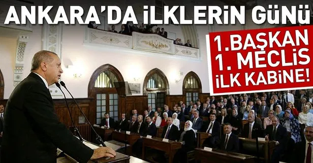 Başkan Erdoğan Birinci Meclis Binası’nda konuştu