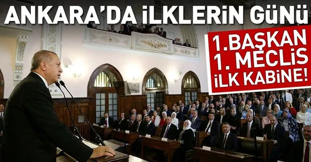 Başkan Erdoğan Birinci Meclis Binası'nda konuştu