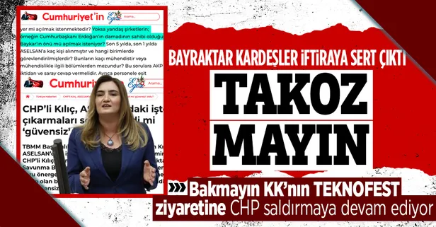 Selçuk Bayraktar ve Haluk Bayraktar'dan CHP'li Sevda Erdan Kılıç'ın 'BAYKAR' yalanına tepki!