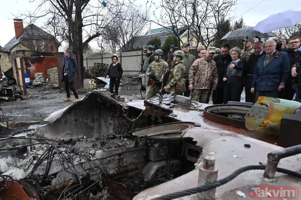 SON DAKİKA: Ursula von der Leyen ve Josep Borrell Ukrayna'da Buça Kiev'i ziyaret etti - 8