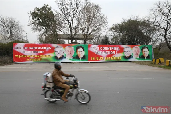 Pakistan'da dikkat çeken afiş! Sokaklar Başkan Erdoğan'ın fotoğraflarıyla süslendi - 5