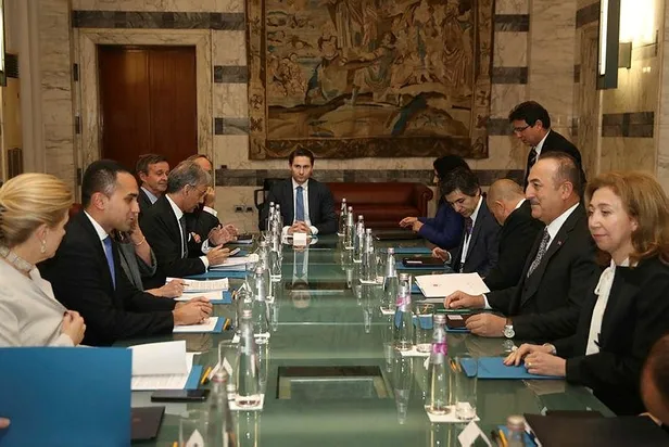 Dışişleri Bakanı Çavuşoğlu, İtalyan mevkidaşıyla görüştü-1