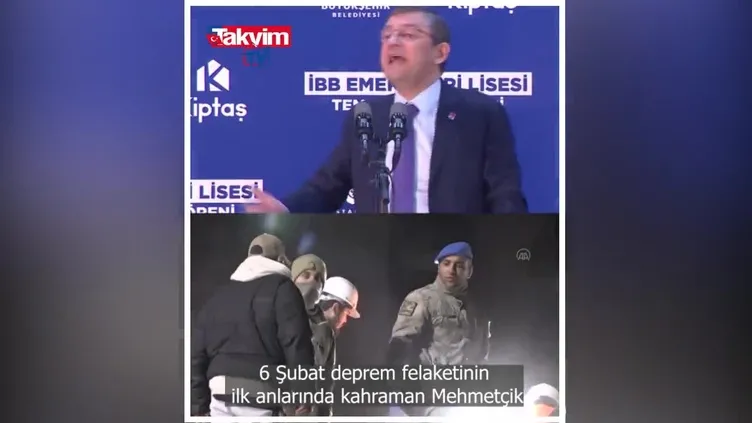CHP’li Özgür Özel Hatay’da Başkan Erdoğan ve TSK’ya iftira attı! Takvim.com.tr yalanını böyle ortaya çıkardı