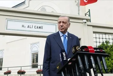 Başkan Erdoğan Dolmabahçe Ofisi'ndeki kritik kabul öncesi cuma namazını Hz. Ali Camisi'nde kıldı