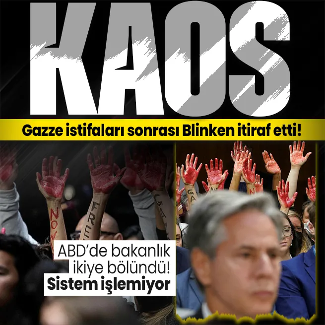 ABD basını bombayı patlattı! CNN: Blinken, Gazze konusunda bakanlık içinde anlaşmazlık olduğunu itiraf etti