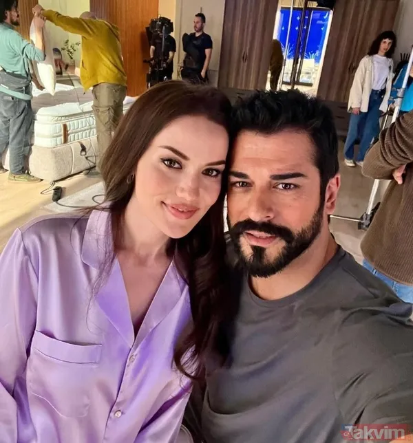 Burak Özçivit küçük oğlu Kerem'i paylaştı! Annesi Fahriye Evcen'den çok babasına benzetildi! Fotoğrafta iki tane Burak var... - 1