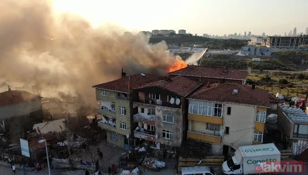 Mahalleyi sokağa döken yangın: Maltepe'de alevler yükseldi - 14