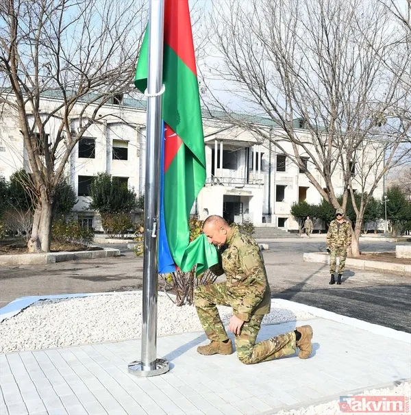 SON DAKİKA: Azerbaycan Cumhurbaşkanı İlham Aliyev işgalden kurtarılan Gubadlı'yı ziyaret etti - 37