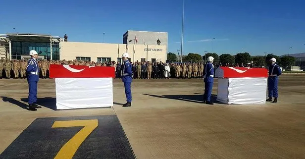 Tunceli’de şehit olan iki askerin cenazesi memleketlerine uğurlandı
