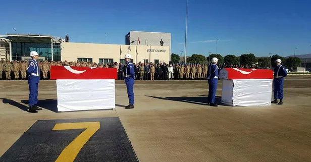 Tunceli'de şehit olan iki askerin cenazesi memleketlerine uğurlandı