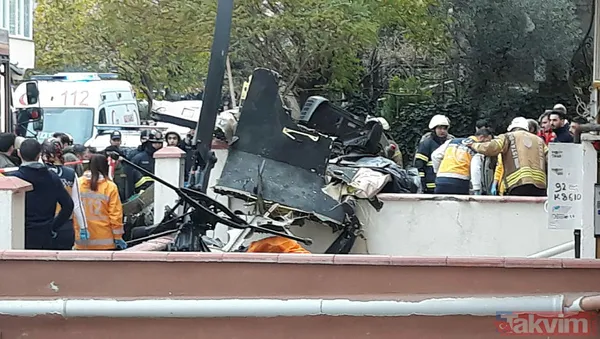 İstanbul Sancaktepe'de düşen askeri helikopterden ilk görüntüler - 40