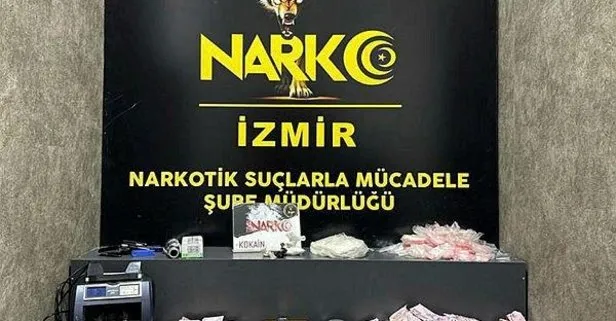 İzmir’de zehir tacirlerine darbe! Bir miktar uyuşturucu ve 8 milyon liralık döviz ele geçirildi