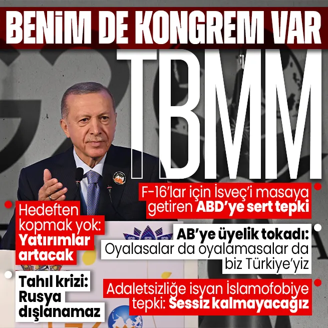 Başkan Erdoğandan G20 sonrası önemli açıklamalar
