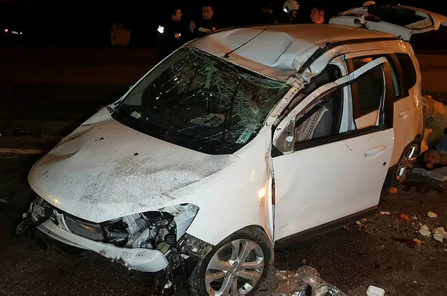Samsun’da otomobil takla attı: 2 ağır yaralı