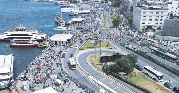 Türkiye’nin dört bir yanında ilginç bayram manzaraları vardı!