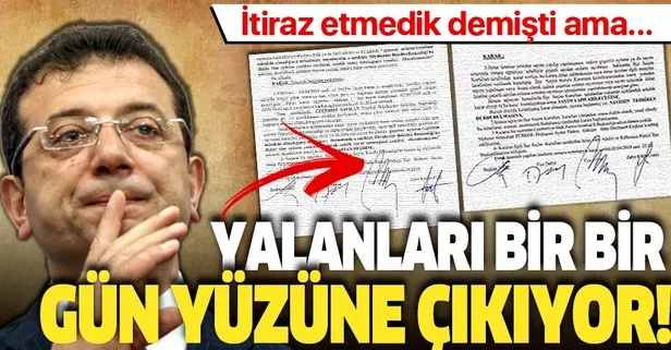 CHP adayı Ekrem İmamoğlu’nun “Biz İstanbul İl Seçim Kurulu’na itiraz etmedik” yalanı ortaya çıktı!