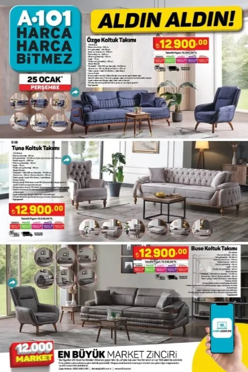 Lastikli çarşaf 99.90 TL, 2'li yastık kılıfı 49.90 TL, büyük boy hurç 39.90 TL... A101 indirimli ürünler kataloğu dumur etti-8