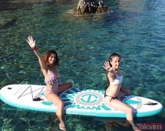 Ebru Şallı ve eşi Uğur Akkuş teknede aşka geldi birbirlerine öpücükler kondurdular! Tatil bahane romantizm şahane - 44