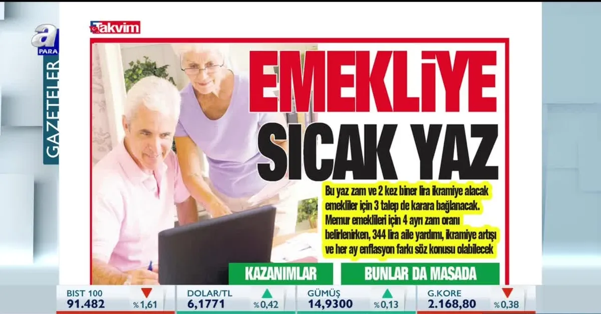 Emekliye sıcak yaz