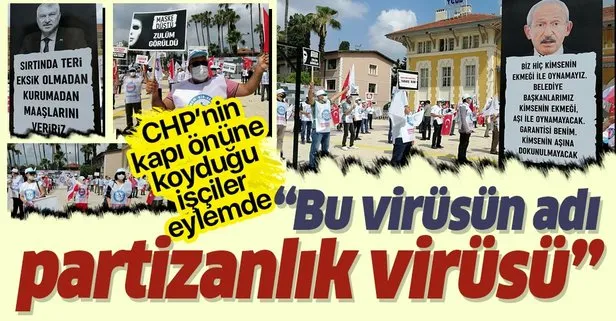 CHP’li Zeydan Karalar yönetimindeki Adana Büyükşehir Belediyesi’nde işçi kıyımı! Sendikalar eylemde: Bu virüsün adı partizanlık virüsü