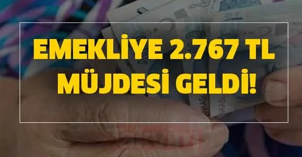 2020 SGK, SSK, Bağ-kur ve memur emeklisi enflasyon farkı maaşı en düşük ne kadar? Emekliye 2.767 TL müjdesi!
