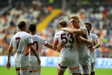 Aslan demir büktü! Galatasaray Süper Lig'de Adana Demirspor'u 5-1 yendi