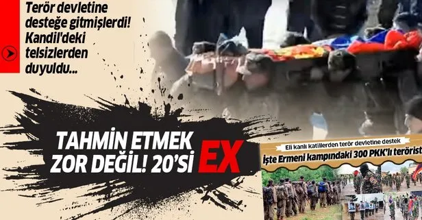 Ermenistan’a desteğe giden 300 YPG/PKK’lı teröristten 20’si öldürüldü